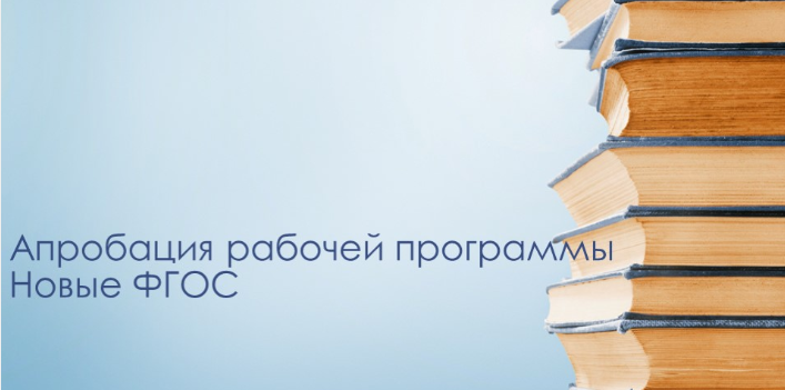 Апробация рабочих программ.